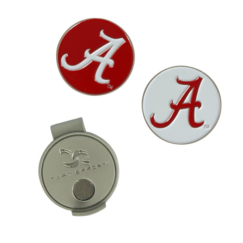 Team Effort Alabama Crimson Tide Hat Clip & 2 Ball Markers